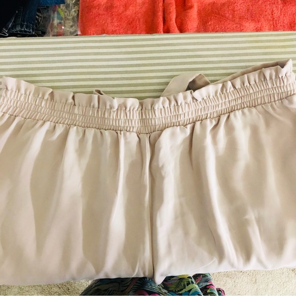 H&H Harmony & Havoc women’s crop wide leg pull on front tie pants pockets Sz 12 - Picture 7 of 8